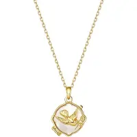 Hey Happiness Cadena 'Serenity Locket' oro