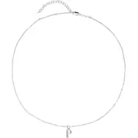 Hey Happiness Cadena 'Letter P' plata