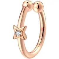 Hey Happiness Pendientes 'Stella' oro rosa