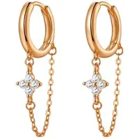 Hey Happiness Pendientes 'Twinkle Blossom' oro rosa