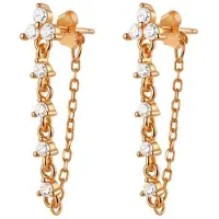 Hey Happiness Pendientes 'Blossom' oro rosa