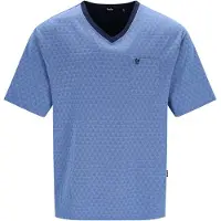 Hajo Pijama corto 'Klima Light' azul / azul oscuro