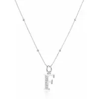 Hey Happiness Cadena 'Letter F' plata