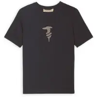 Trussardi Camiseta de fútbol antracita / gris plateado