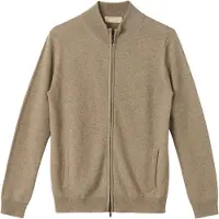GOBI Cashmere Cárdigan 'Women's Essential Cashmere Full-Zip Cardigan' taupe