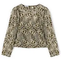 Motivi Blusa verde hierba