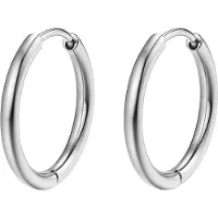 Hey Happiness Pendientes 'Luna' plata