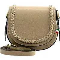 DrachenLeder Bolso de hombro beige