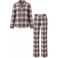 LEAFLETIC Pijama 'Women’s Night Wear Long set' crema