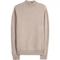 GOBI Cashmere Jersey 'Men's Timeless Mock Neck Cashmere Sweater' taupe