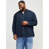 Jack & Jones Camisa De Manga Larga Oxford Plus Size