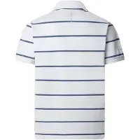 Hackett para hombre. HM5600117 Polo HS Stripe blanco (XL), Deportivo, Algodón, Manga corta, outlet 2026.