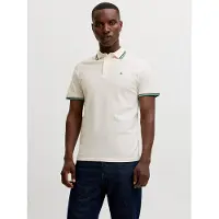 Jack & Jones Camiseta 'JJEPaulos' marino / greige / verde