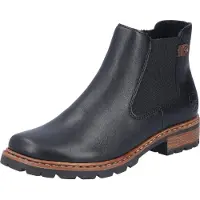 Rieker Botas de tobillo negro