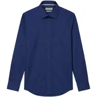 Michael Kors Camisa 'DOBBY ENGINEERD MODERN FIT SHIRT CAMICIA' azul