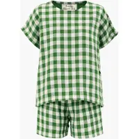 AmourLinen Pijama 'Cloud Nine' verde