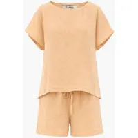 AmourLinen Pijama 'Cloud Nine' mostaza