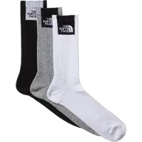The North Face - Multi Sport Fine Box Cush Crew Sock 3-Pack - Calcetines multifuncionales size L, blanco