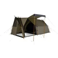 Kampa - Tiendas de campaña/familiares - Moongazer 2/3 Xl Lead Gray/Gargoyle de Aluminio - Caqui