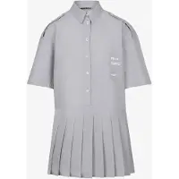 FEMSSY Vestido camisero 'FOLD' gris