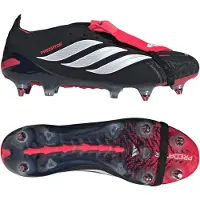 Adidas adidasBota de fútbol con lengüeta plegable PREDATOR ELITE césped natural húmedo 41 1/3 Core Black / Cloud White / Lucid Red Unisex