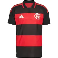 Adidas Camiseta de fútbol 'CR Flamengo 26 Authentic' rojo / negro / blanco