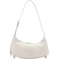 Coccinelle Leather Shoulder Bag In Cream Talla: OS | Bolsos de Mano Outlet | Mujer | Blanco