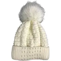 Kumixi Gorra blanco lana
