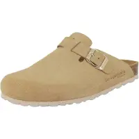 Les tropéziennes Zapatos abiertos 'Leder-Pantoletten „Les Zabot“' beige