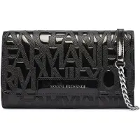Armani Exchange para mujer. XW000358AF17290UC001 Cartera XW000358AF17290 negro (OSFA), Casual, Sintético, Poliéster,