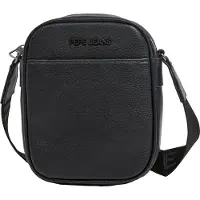 Pepe Jeans para hombre. PM0300036 Bolso Toby negro (OSFA), Casual, Poliuretano, outlet 2026.