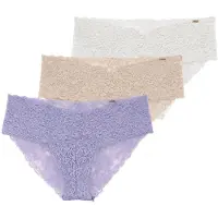 Dorina Braga beige / lila pastel / blanco
