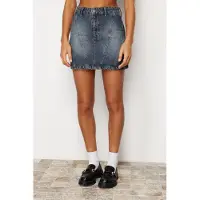 Trendyol Falda azul oscuro