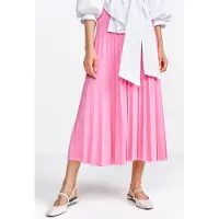 Rich & royal Plissee Skirt Recycled Bubblegum Pink Talla: 34 | Faldas Midi Outlet | Mujer | Rosa