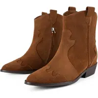 L37 HANDMADE SHOES Botas de tobillo 'WALK BETWEEN STARS' caramelo