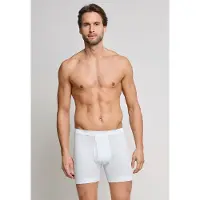 Schiesser Calzoncillo boxer 'Essentials' blanco