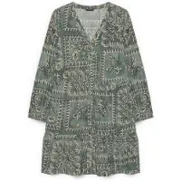 Fiorella Rubino Vestido verde hierba
