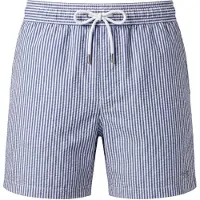 Vercate Bermudas 'Seersucker' azul oscuro