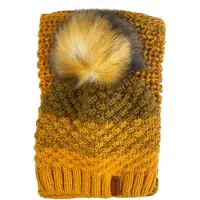 Kumixi Gorra 'Set: Mütze & Loop Schal' mostaza
