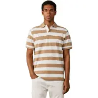 Hackett London para hombre. HM5600186 Polo H Str beige (M), Casual, Algodón, Manga corta, outlet 2026.