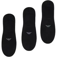 Emporio Armani Calcetines invisibles gris / negro
