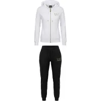 EA7 para mujer. 8NTV51_TJ9RZ Chándal Track blanco (S), Deportivo, Multideporte, Poliéster, Manga larga, outlet 2026.