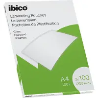 Ibico Fundas De Laminación Gloss A4 100 Mic 100 Unidades