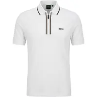 BOSS Camiseta funcional 'Philix GOC' cognac / negro / blanco