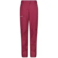 CMP - Women's Pant Twill - Pantalones de esquí size 48, rojo