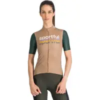 Sportful - Women's Supergiara Logo 2 Jersey - Maillot de ciclismo size M, beige