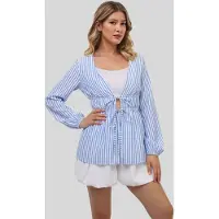 LapaPlus Blusa 'Women Tops' azul cielo