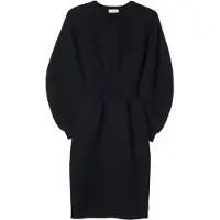 GOBI Cashmere Vestido 'Cashmere Sculptural Dress' negro