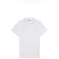Trussardi Camiseta de fútbol negro / blanco