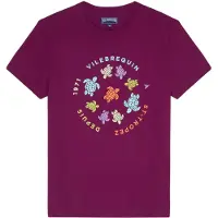 Vilebrequin Camiseta azul violaceo